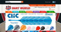 Desktop Screenshot of dartworld.com
